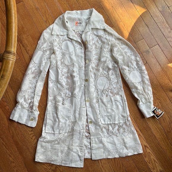 Vintage Crochet Shirt - Picture 1 of 3